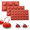 Half Sphere Chocolate Dessert Shape Silicone Cake Decor Mold DIY Kitchen Tool