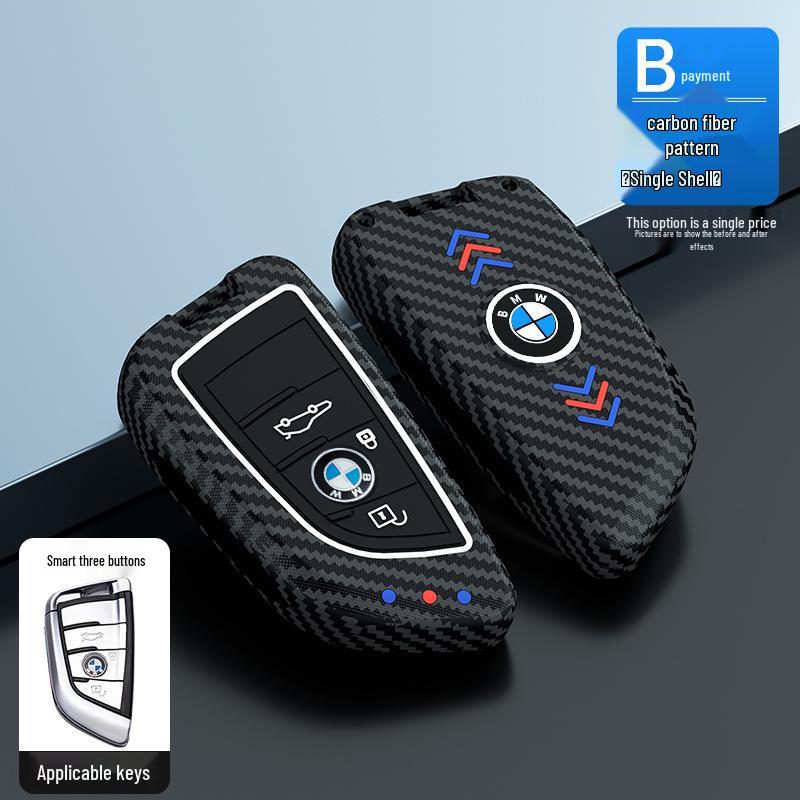 Чехол для ключа-лезвия серий 3, 5, 7 - Светящийся защитный чехол для 320i, пульта 525li и пряжки X3