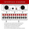 4 Input 2 Output/2 Input 4 Output Passived Power Amplifiers Speaker Switcher Sound Switching Distribution Converters