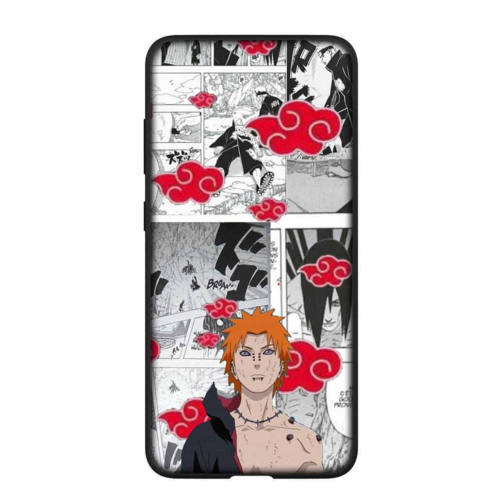 Чехол для Samsung Galaxy S25 S24 S23 iPhone 16 15 Xiaomi Redmi Note 14 13 12 16E 8 X 11 Pro Max XR OPPO Moto Huawei Akatsuki Pain Itachi Uchiha Naruto