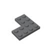 Нетоксичный Moc 10 шт. 2639 Пластина 4x4 Угловой Набор Строительных Блоков Доска Высокотехнологичный Кирпичный Элемент Образовательные Конструкторы Подарок Ребенку на День Рождения