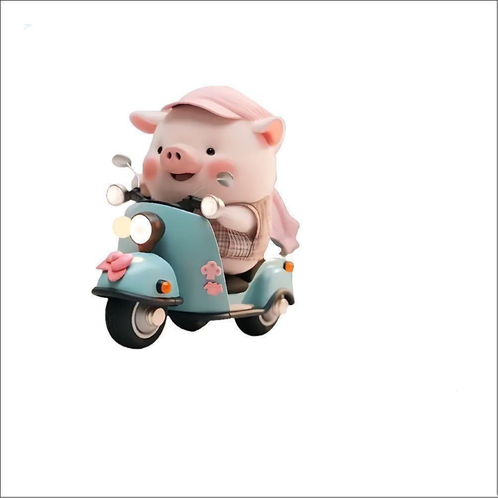 Брелок в форме поросенка, акриловое украшение для рюкзака, подвеска для интерьера автомобиля, украшение для дома