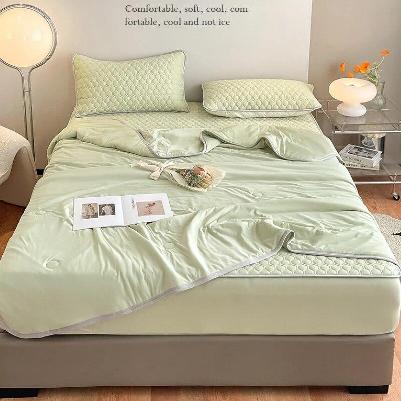 Летнее одеяло, латексные простыни и наволочки, комплект постельного белья, тонкое одеяло, защитный чехол для матраса, роскошное одеяло, покрывало