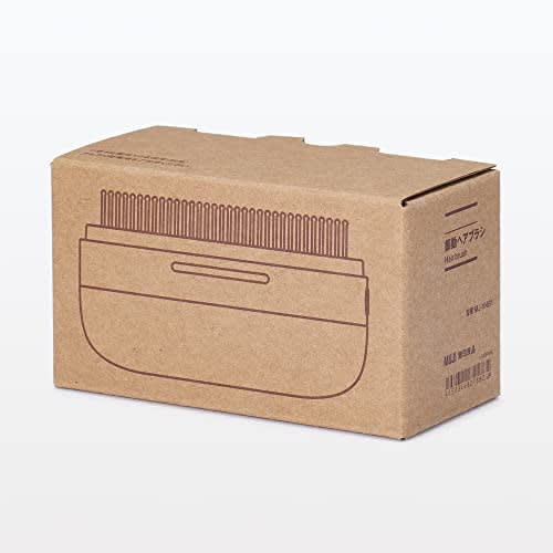 MUJI Vibrating Hair Brush White Width 10.6 X Depth 5.6 X Height 4.5cm MJ-VHB1/44821862