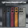 Роскошный кожаный чехол для бизнеса из овчины для Motorola Moto G77 G67 G57 G17 G86 G56 G85/55/15/05 Edge 70 Ultra Fusion Ударопрочный тонкий чехол
