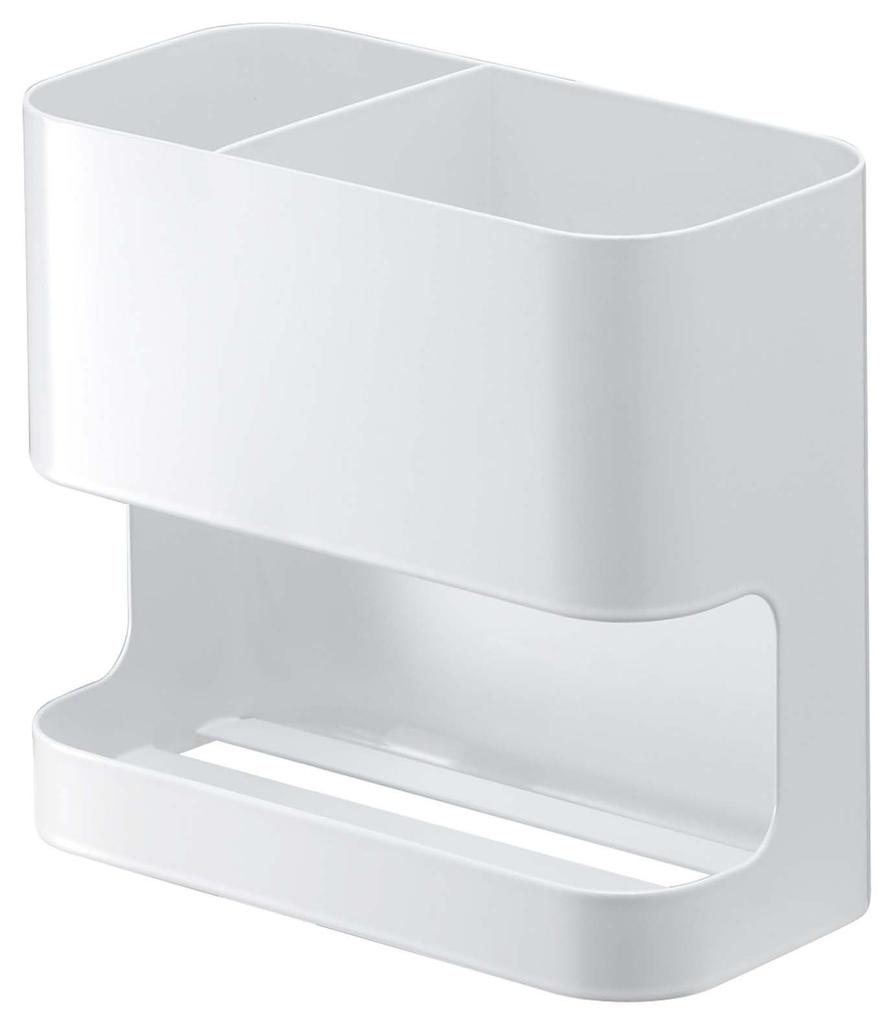 Держатель для фена и утюжка для волос Yamazaki, Белый, Прибл.. Ш16 x Г8,5 x В14см, Держатель для фена Beautes, Хранение утюжка для волос, 7593