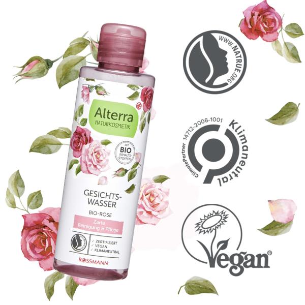 Германия Rothmann Alterra Alterra тоник для лица органическая роза 150 мл