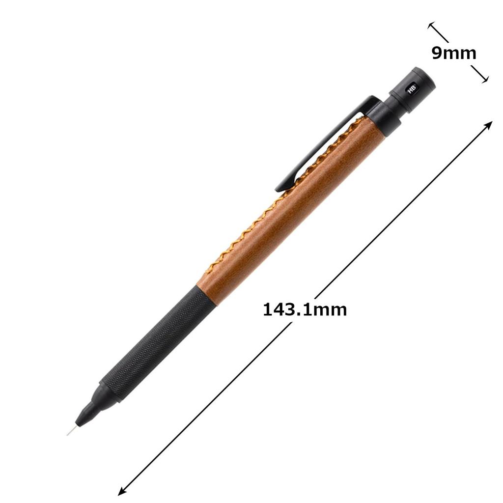 Luddite Mechanical Pencil TechDraw2 Camel 0.5mm LDL-MP2BCA-05