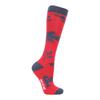 Hy Unisex Adult Holly Christmas Boot Socks (Pack of 3)