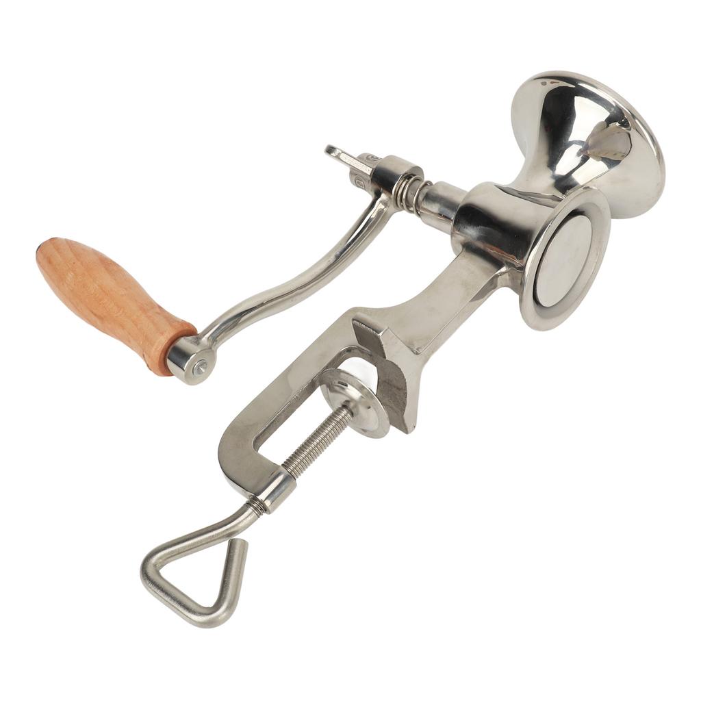 Ручная зерновая мельница из полированной нержавеющей стали марки 304 с регулируемой грубостью помола