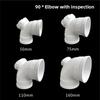 50/75mm T/Y Duct Connector Quick Ventilation Tube Joint Coupler 3 Ways Splitter Pvc Extractor Fittings