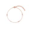 [Stonehenge] Silver Ribbon Cubic Bracelet Sc24B01T