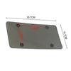 2Pack Car License Plates Tinted Tag Shield Cover Plastic Clear Protector Car License Plate Frame Exterior Accessory