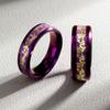 Jiu Zi Li Huo Dragon and Phoenix Titanium Steel Couple Rings - 25th Anniversary Edition