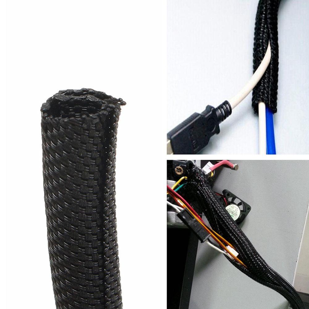 Проводная обмотка Защита провода Намотчик кабеля Органайзер для кабеля Плетеный рукав Защитная трубка для шнура
