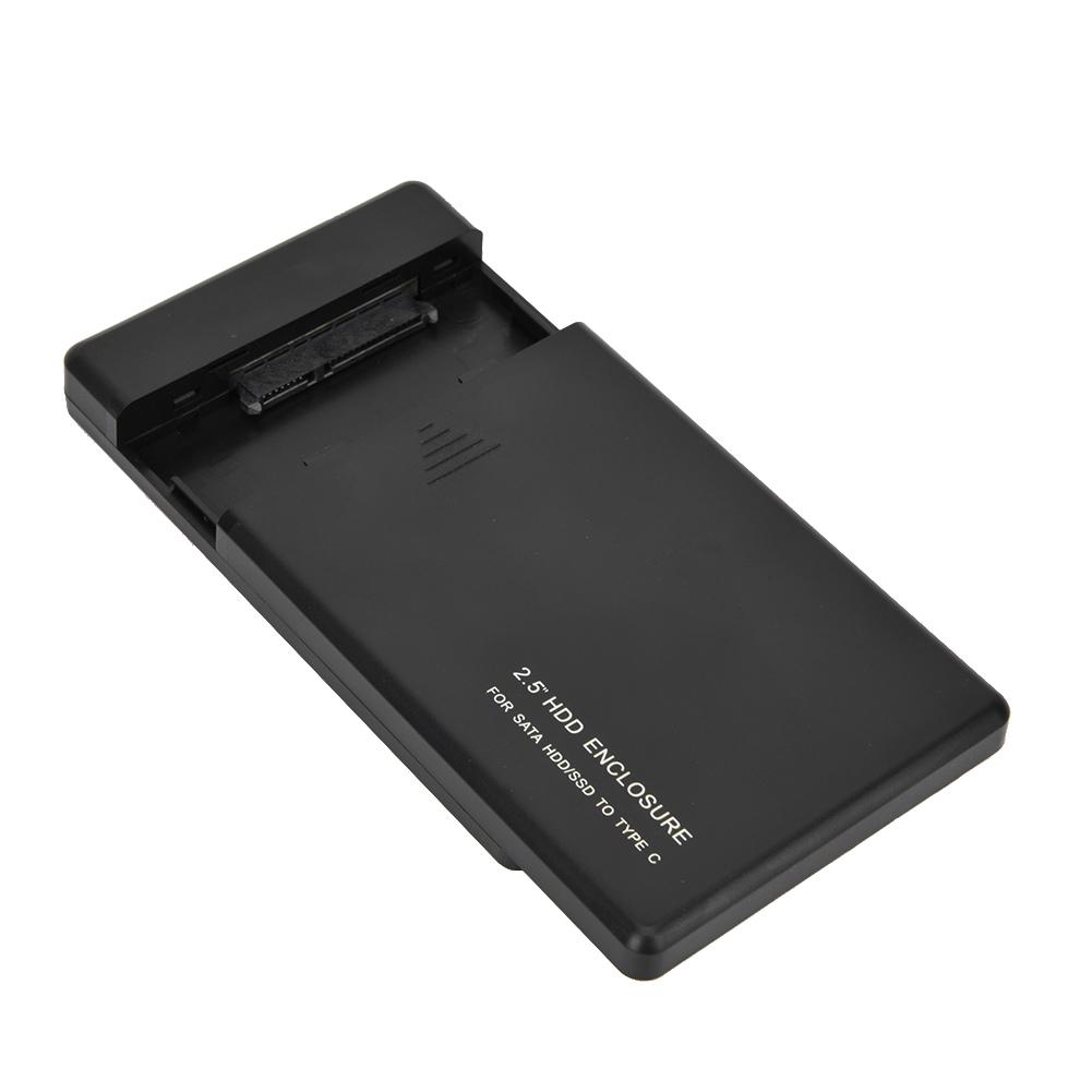 2.5 дюйма для твердотельного диска SATA3 Type C, механический внешний бокс для жесткого диска (Не включая жесткий диск)