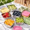 штабелируемый контейнер для хранения продуктов с силиконовой крышкой, ланч-бокс, для офиса