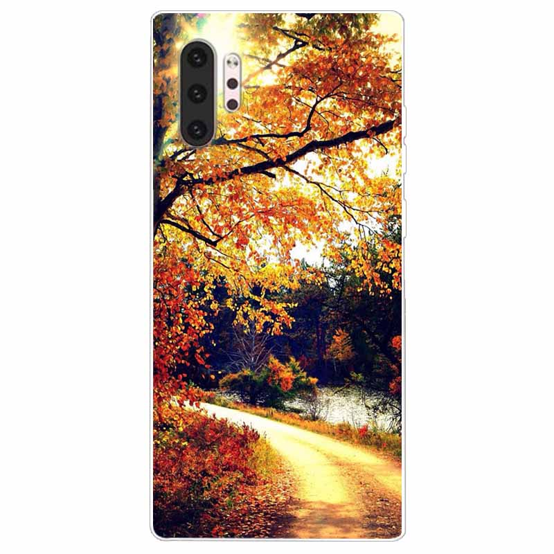 Phone Case For Samsung Note 10 Pro Plus Cover Note10 Silicone Soft Painted Wolf Coque for Samsung Galaxy Note 10 Lite TPU Bumper