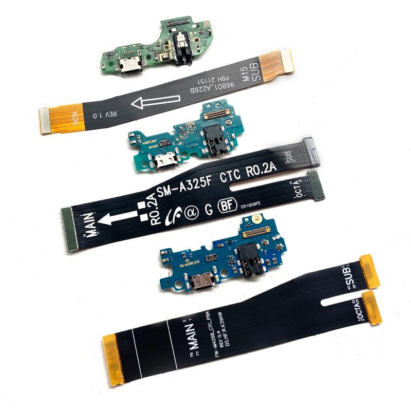 НОВЫЙ Проверенный Порт Зарядки USB Док-станция Зарядное Устройство Штекер Разъем Плата Основная Материнская Плата Гибкий Шлейф Запчасти Для Samsung A22 A32 4G A42 5G