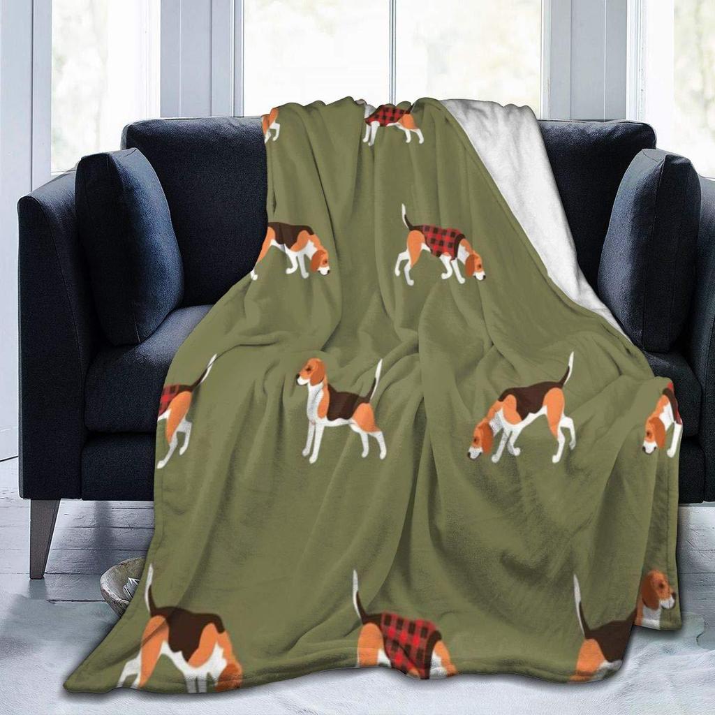 Beagle Blanket Cartoon Dog Flannel Blanket Sofa Blanket Suitable For Children Teen Adult Gift Blanket