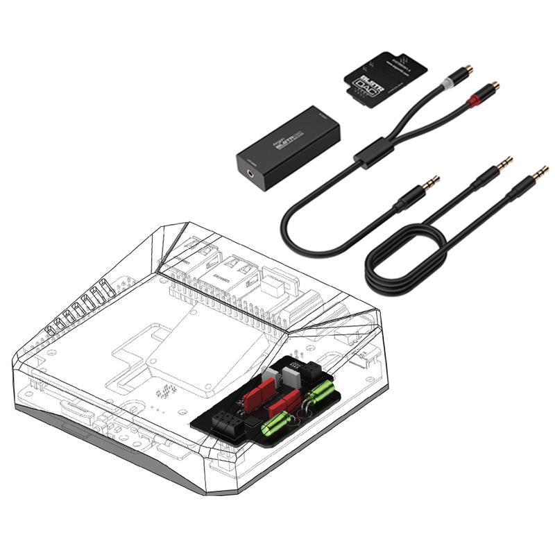 Корпус Argon ONE V3 с расширением Raspberry Pi 5 SSD, M.2 NVME и аксессуарами для звуковой карты