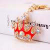 Creative Diamond Crown Crystal Car Keychain Women's Bag Pendant Jewelry Gift