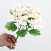 Dyed Edged Foam Flower Bouquet Silk Cloth Hydrangea Fake Flower Ball  Valentine's Day Gift