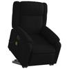 VidaXL Fauteuil inclinable de massage électrique Noir Tissu 3205240