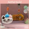 Delightful Plush Mini Cartoon Keychain Featuring Cats And Dogs For Trendy Bags
