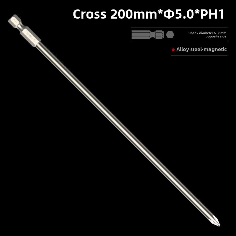 Магнитная крестовая отвертка BROPPE с электрической дрелью и пневматической насадкой