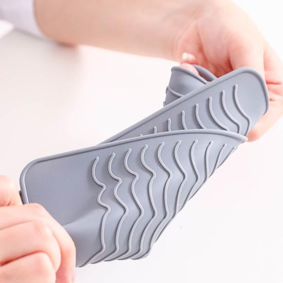 Теплоизоляционный коврик Yousheng, термостойкий, противоскользящий, волнистый, не ожоговый, мягкий силиконовый, выпрямитель для волос, щипцы для завивки, антитермический коврик для салонного использования