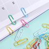 50PCS Zinc Zinc Alloy Metal Paper Clips Creative Binder Clamps Mini Bookmark Clip  Office