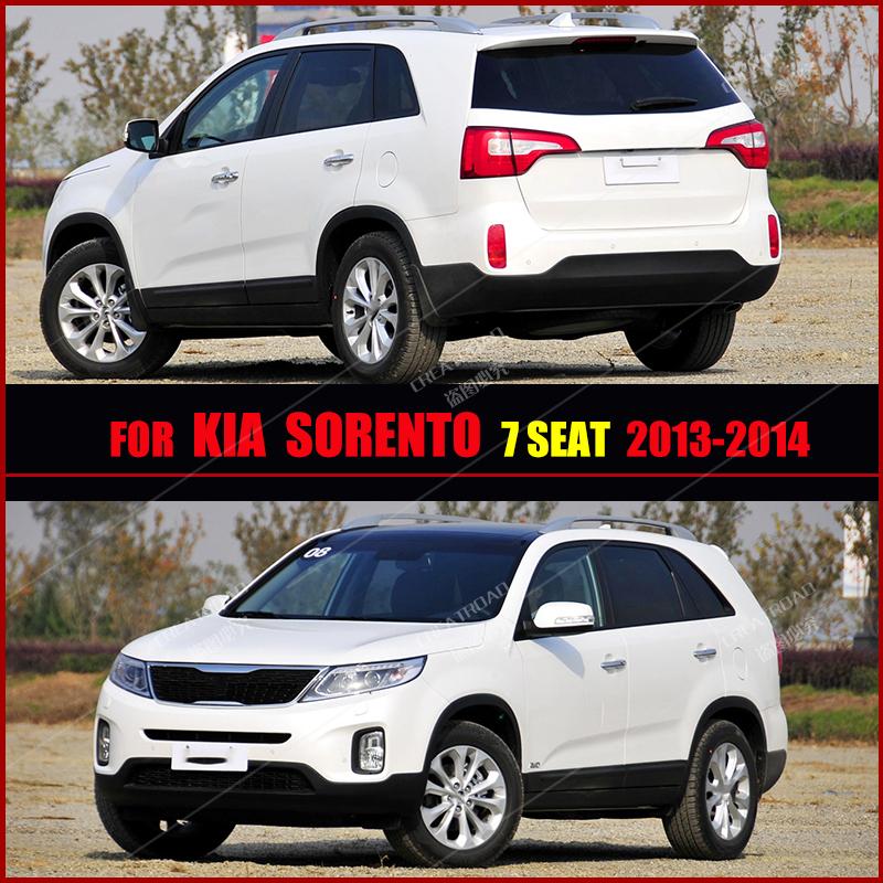 Автомобильные коврики для пола для Kia Sorento семиместный 2013 2014 Автомобильные коврики для ног Автомобильный ковровый чехол Аксессуары для интерьера
