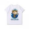 Детская футболка Octonauts Rescue Team 100% Хлопок Удобная Дышащая Летний Стиль Детская Одежда