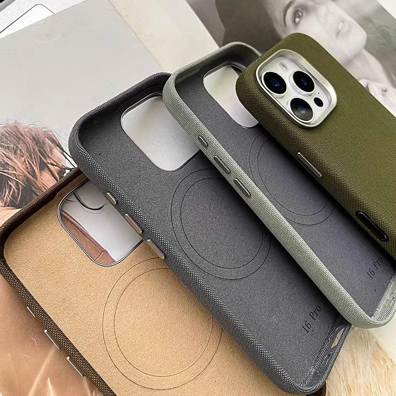 Чехол для iPhone 17 Pro Max: Премиальный баллистический нейлон, Магнитная защита по всей поверхности