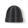 New unisex pure cashmere hat thickened cashmere hat bag head double thread knitted thermal hat ear protection hat