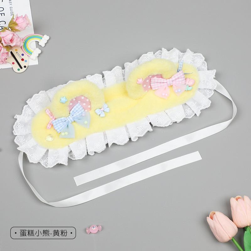 Головной убор для девочки-лолиты, кошачьи ушки, аксессуары для волос, бант, заколка для волос, плюшевая заколка в горошек, ободок с кошачьими ушками