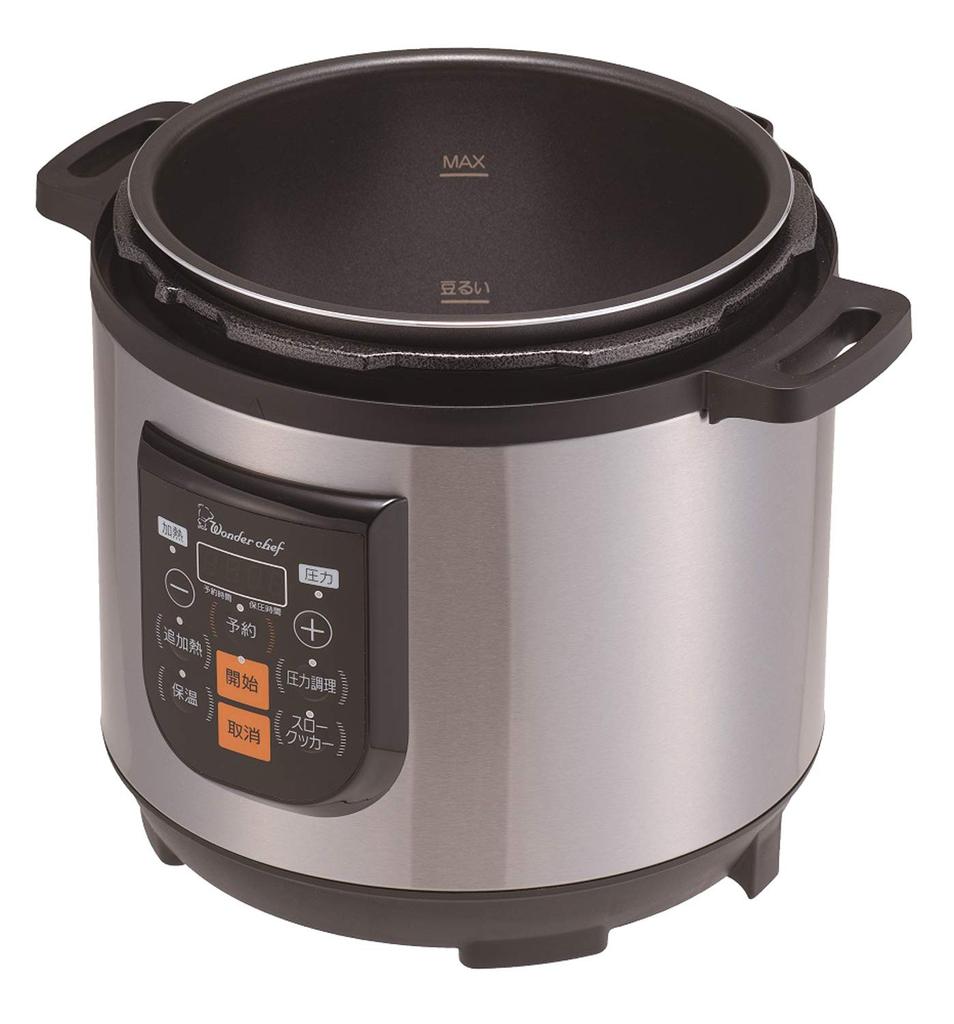 Wonder Chef Бытовая Микрокомпьютер Электрическая Скороварка Raku Pump Port 8L OEDF80 Серебряный