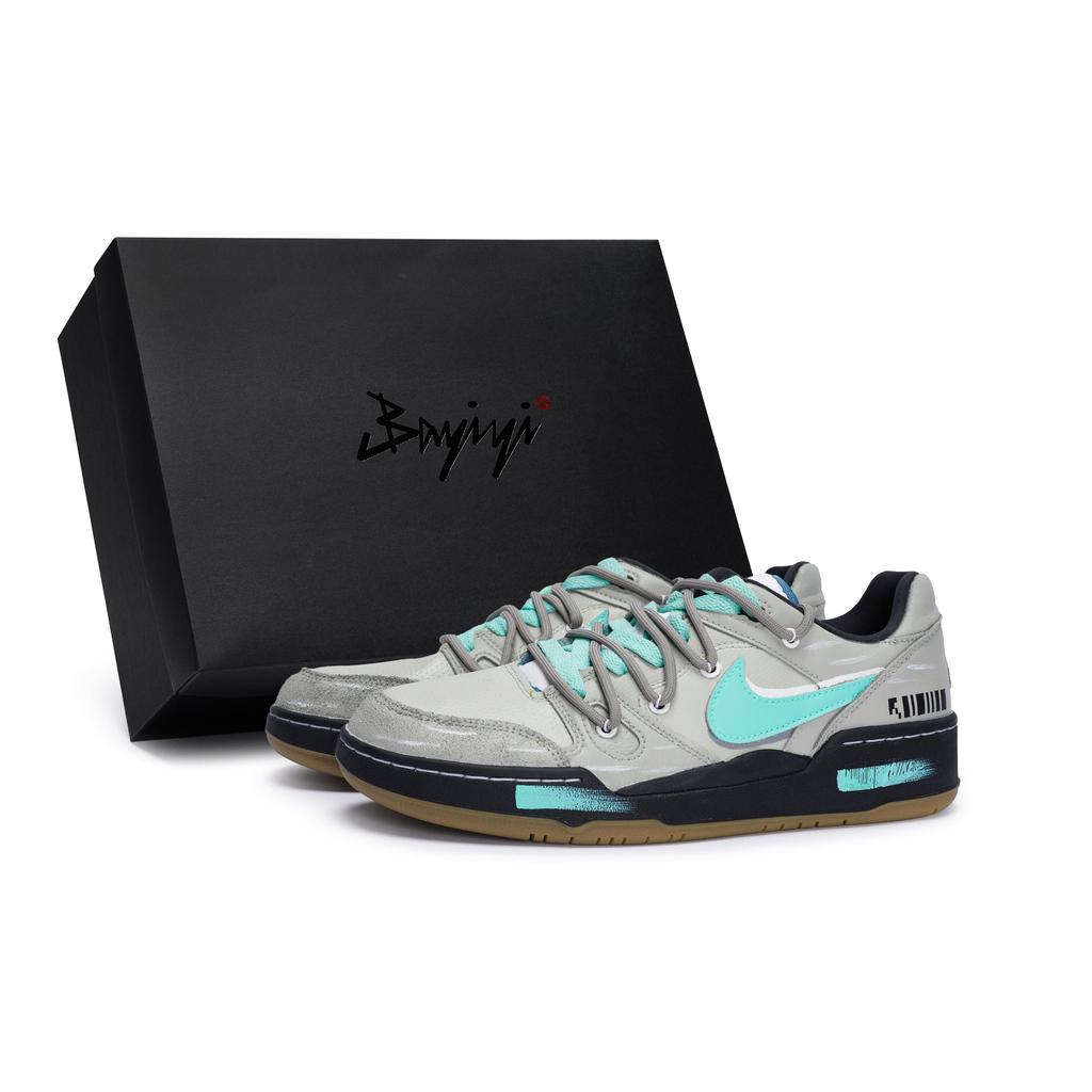 Nike Full Force Skateboard Shoes Men's Low Top Tiffany HJ7262-100(Team80S-BOX)