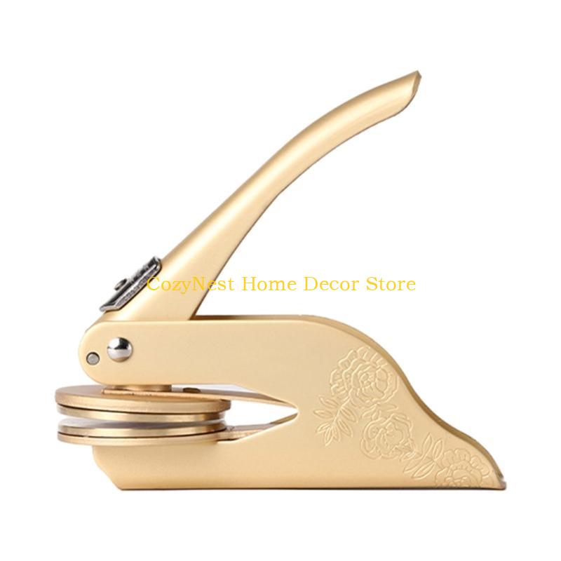 92MF Нержавеющая сталь Печать-тиснитель для книг, конвертов, подарочных этикеток, сертификатов, наград