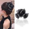 Shiny Hair Claw Bubble Bowknot Shark Clip Fashion Hairpin Grips  Updo