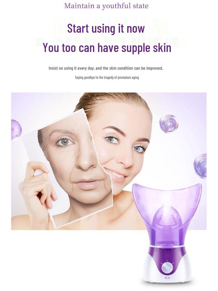 Многофункциональный 3-в-1 Паровой аппарат для лица: Увлажняющее косметическое устройство и назальный увлажнитель