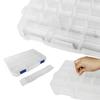 Large Plastic Tackle Box Storage Organizer Box with Removable Dividers 2 Pack