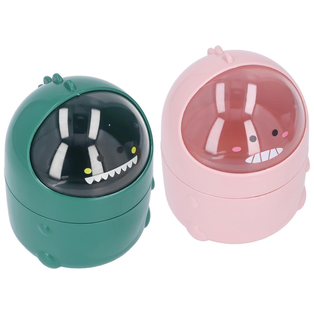 Настольный мусорный бак в виде маленького динозавра с большим ртом, съемный дизайн, нескользящее дно, пластик M