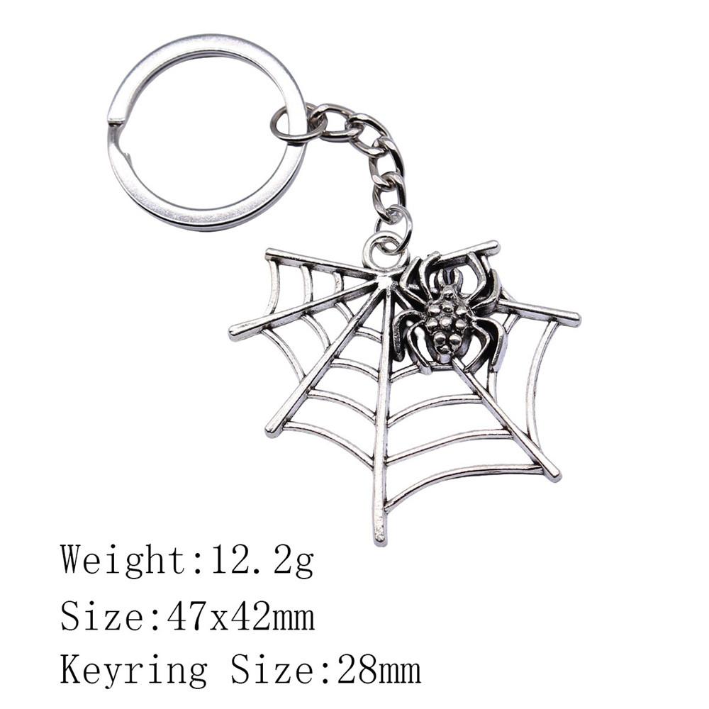 Брелок для ключей на Новый год в виде паука и летучей мыши, дешевые милые вещи, новые брелки