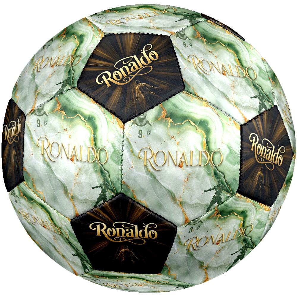 Ronaldo's Golden Ronaldo Celebration Size 5 Soccer Football Machine-Stitched Indoor/Outdoor Training and Matches Unique Gift for Soccer Lovers