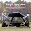 Sonuto Outdoor 3-4P One-Touch Camping Tent Quick-Automatic Opening Beach Fishing Tent Family Travel Picnic Park Anti-UV Shadow