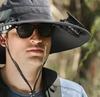 Уличная рыболовная шляпа с вентилятором на солнечной и USB-зарядке, мужская охлаждающая шляпа, солнцезащитная шляпа для активного отдыха, езды, походов, рыбалки