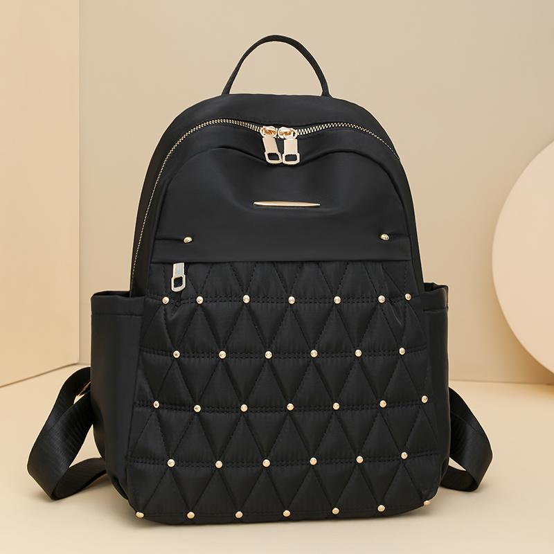 Ромбовидная вышивка рюкзак женский рюкзак большой емкости водоотталкивающий дорожный рюкзак