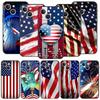 Американский флаг США Чехол для телефона iPhone 17 16 15 Pro Max 11 12 13 14 7 8 Plus SE 2020 X XR XS Мягкий Черный